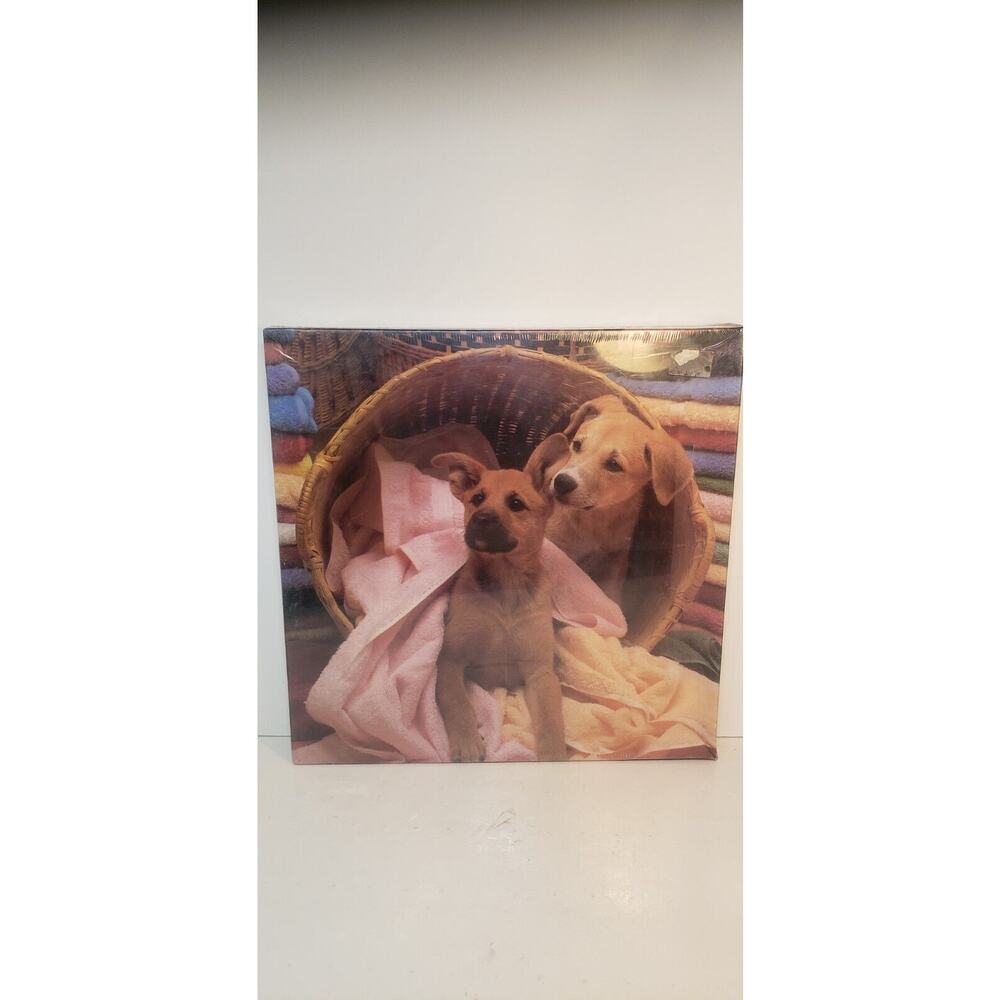 Vintage 1984 Hoyle 550 Piece Puzzle Terry Terrors Puppies 18x24 Sealed NIB
